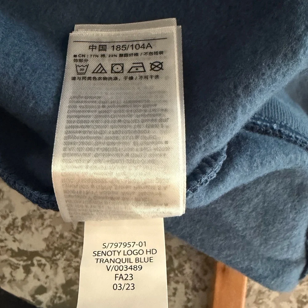NWT GAP Kids Logo Hoodie - Tranquil Blue